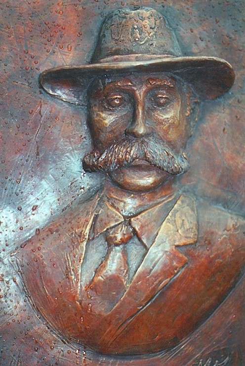 GMB union march with banner and flags