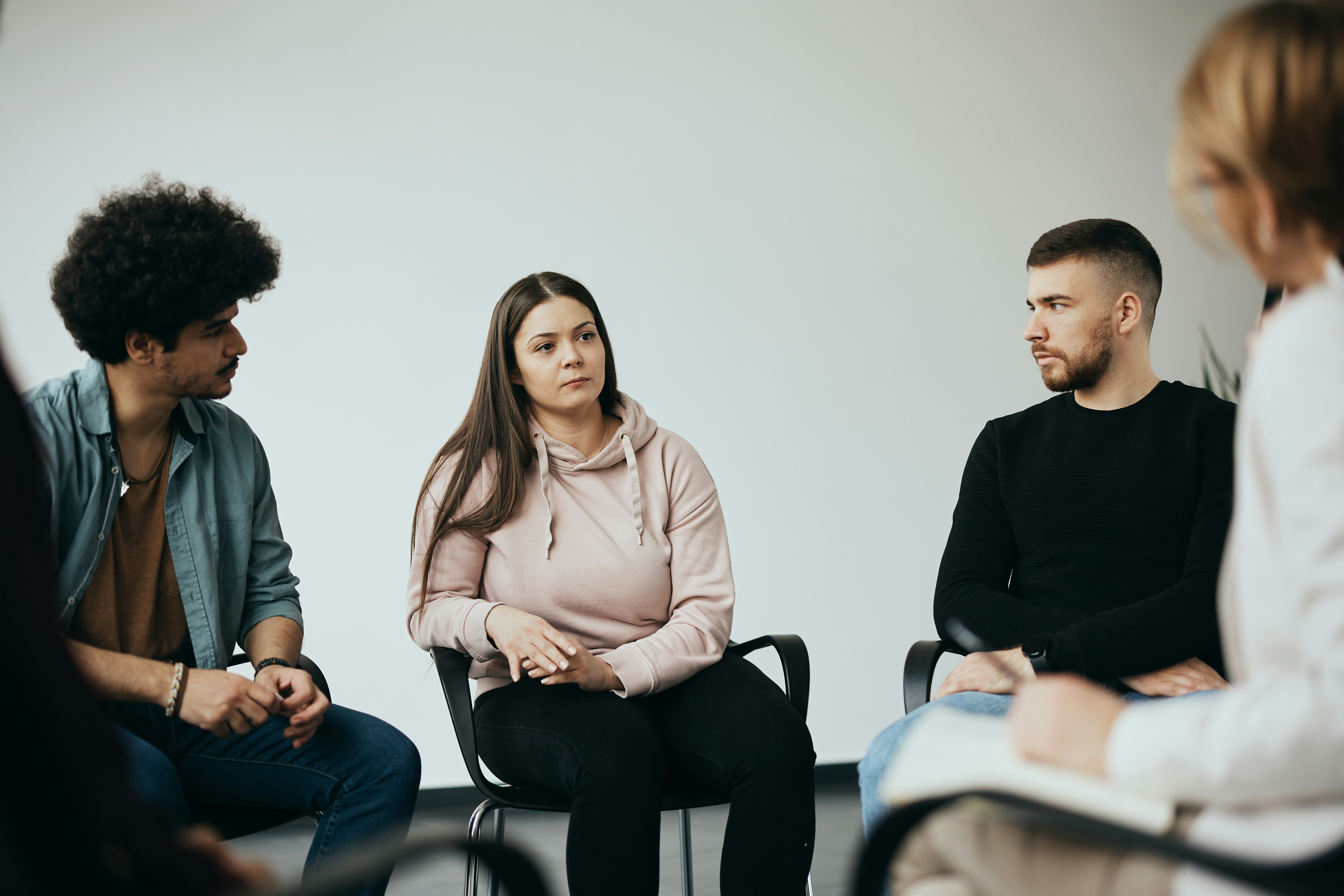 A supportive group therapy session